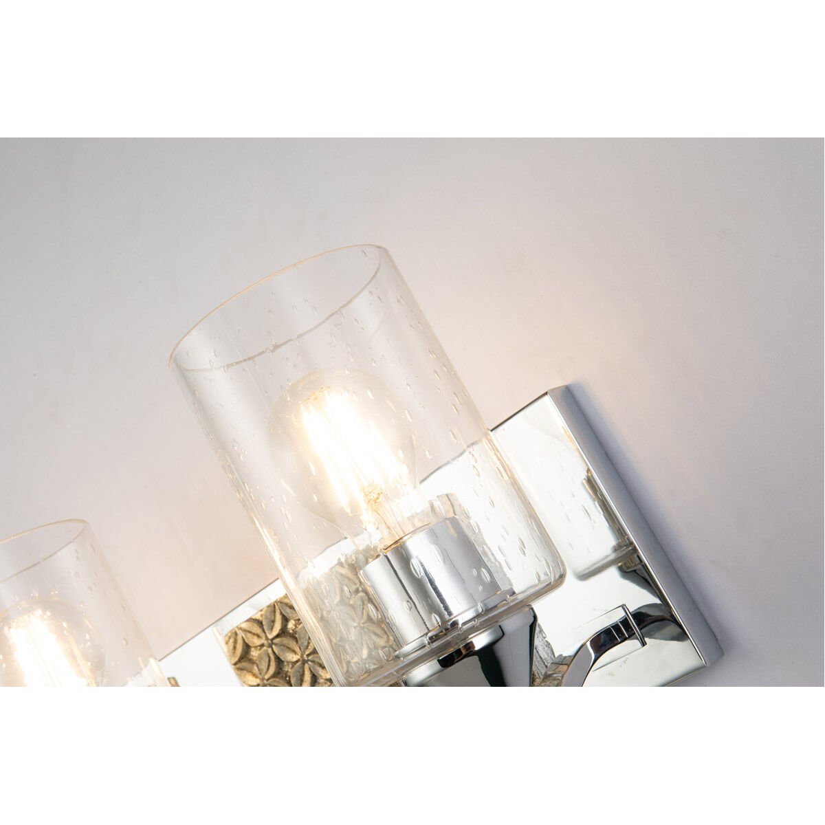 Arcadia 4 Light 31 inch PC Bath Light Wall Light in Polished Chrome